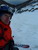 V koryte potoka pod Sausetbotnen nadšenie z lyžovačky dočasne tlmí zamrznutá hrochoť