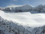 Smerom na Sjovdolu si ľadovcom riazia stopu prví traja skituristi (fotila Berry)