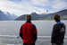 Testovanie Icebreakeru na palube trajektu a výhľady na hory okolo Sunnylvsfjordu (fotila Berry van Bosch)