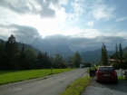 Zamračený Wilder Kaiser (vápencové pohorie neďaleko Salzburgu) - Rakúsko
