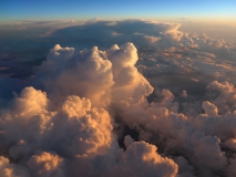 Oblaky z lietadla
