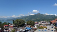 Výhľad z hotela Meera - Pokhara