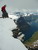 1500-metrová šluchta z vrcholu smerom na JZ ku Norangsfjorden