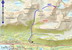 Mapa so zákresom lyžiarskej túry Isfjorden (Ytre Kavli) - Loftskarsaetra - Hestebotn - Klauva - Svartevatnet - Loftskaret - Loftskarsaetra - Ytre Kavli