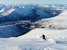 Slalom pomedzi zamrznuté šutre vrcholovej časti Skjorty - fotil M. Kubíček
