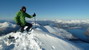Pre Peťana predstavuje Skjervan jeho doposiaľ najvyšší nórsky vrchol, takže si to hore patrične užíva