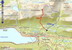 Mapa so zákresom skialpinistickej túry Isfjorden (streľnica) - Loftskarsaetra - Galtatind - Snortungen - Isfjorden
