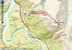 Mapa so zákresom skialpinistickej túry Mjelva (cca 50 m.n.m.) - Mjolvarenna (resp. Mjelvarenna, cca 1100 m) - Mjovalfjellet (1216 m) - Mjolvarenna - Mjelva