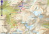 Mapa so zákresom lyžiarskej a hajkovacej túry Grovdalen (Rabben, cca 150 m.n.m.) - Svartvassbu - Helvetestinden (1373 m) - Nyheia - Rabben - Stolen - Loftdalen - Grovdalsbakken a späť