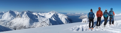 Na vrchole Sylvkallen v mrazivom no bezveternom slnečnom počasí