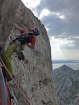 Popri lezení si môžeme vychutnávať pekné výhľady smerom na Jadranské more