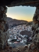 Výhľad z hradieb na mestskú časť Chorio