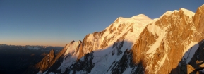 Alpský východ slnka má vždy svoje nezameniteľné čaro a nie je tomu inak ani na Bielej hore