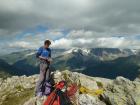 Na hrebeni tesne pod vrcholom Bréventu balíme vercajk - fotil Stoupa