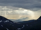 Svetelná šou nad Ofotfjordom