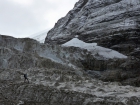 Rasťo na ľadovci medzi BC a Malým Eigerom