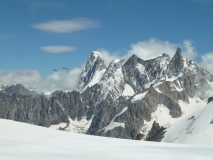 Letné Vallé Blanche, Západné Alpy