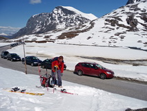 Okolo Trollstigen sa lyže väčšinou vypínajú až pri aute